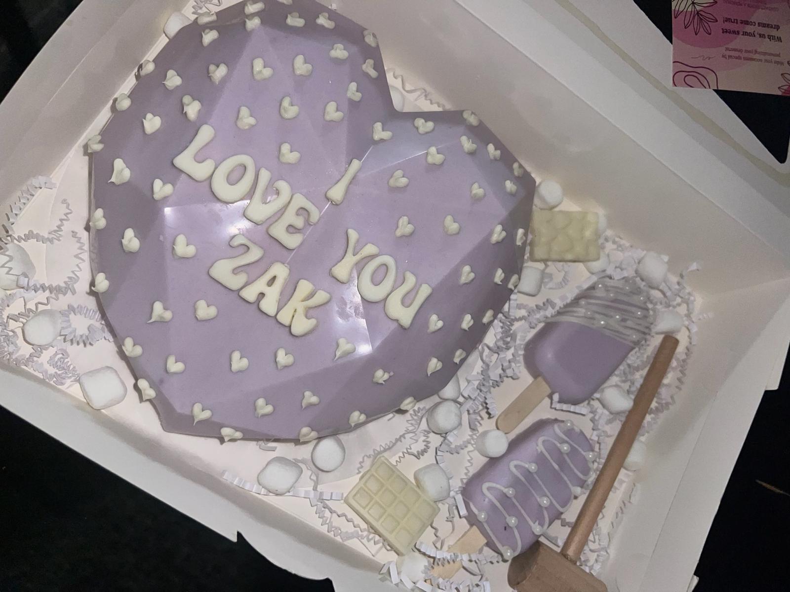 Purple Heart Cake
